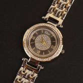 Women Chain Wrist Watch Two Tone D